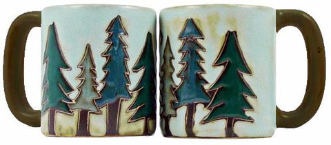 16 oz. Mara Mug – Pine Trees