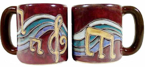 16 oz. Mara Mug – Musical Notes