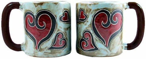 16 oz. Mara Mug – Hearts