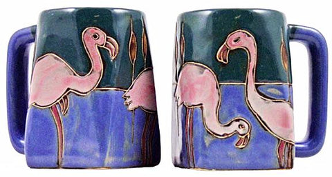 12 oz. Mara Mug – Flamingos