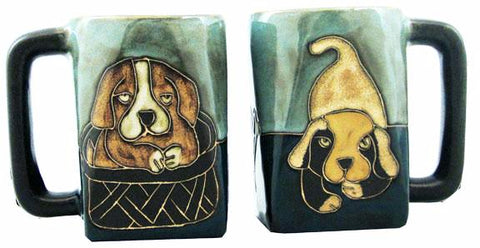 12 oz. Mara Mug – Playful Puppies