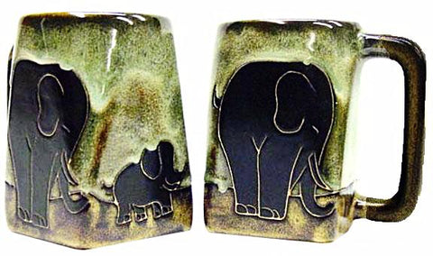 12 oz. Mara Mug – Elephants
