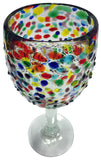 Wine Glass – Multi-Colour 3D Spots