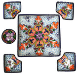 Talavera 6 Piece Square Serving Set