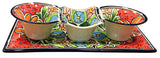 Talavera 4 Piece Salsa Serving Set