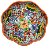 Talavera Scalloped Edge Serving Bowl