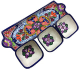 Talavera Appetizer Serving Set – Long – Mixed