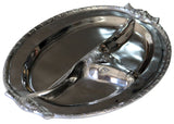 Longhorn Oval Divided Serving Tray