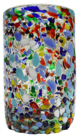 Water Glass – Multi Colour Pebbled