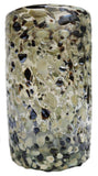 Water Glass – Metallic Cream/Chocolate Pebbled