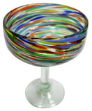 Margarita Glass – Multi Swirl