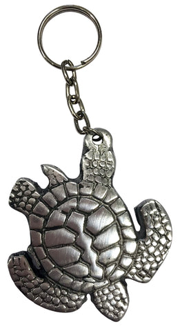 Pewter Turtle Key Chain