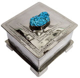 Alpaca Silver Jewellery Box – Small Square
