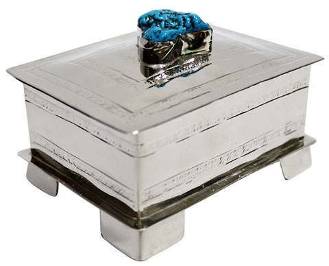 Alpaca Silver Jewellery Box – Rectangle Medium
